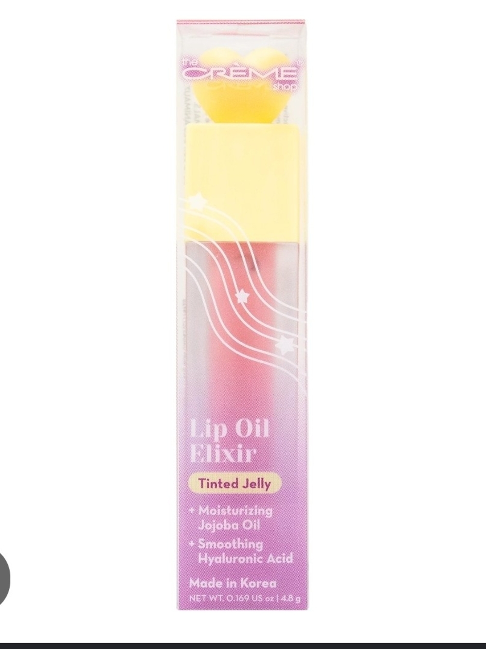 The Creme Shop Yellow Tinted Lip Oil Elixir - Hydrating Jelly
